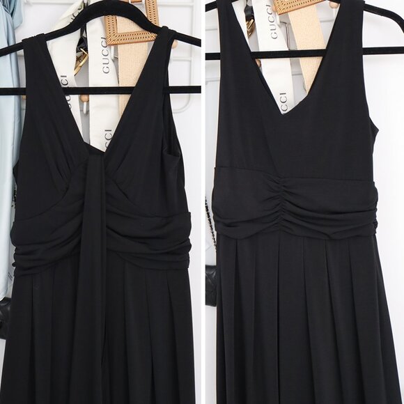 Jane Alexander Rutched Little Black Dress - Picture 3 of 8